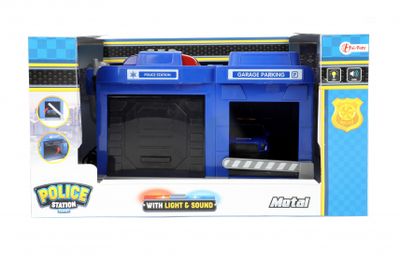 Toi Toys parkeergarage politiestation met auto 3 delig