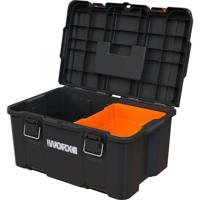 Gereedschapskist - WORX BY KETER - STACK N ROLL - 48 x 33 x 26 cm - Zwart