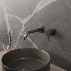 BWS Wastafelkraan Inbouw | Colorato | Incl.Inbouwdeel | Gunmetal