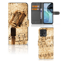 Motorola Moto G72 Telefoonhoesje met foto Bladmuziek - thumbnail