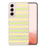 Samsung Galaxy S22 TPU bumper Waves Yellow - thumbnail