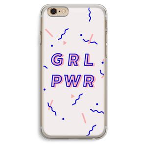 GRL PWR: iPhone 6 Plus / 6S Plus Transparant Hoesje