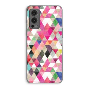 Gekleurde driehoekjes: OnePlus Nord 2 5G Transparant Hoesje