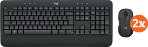 Logitech MK545 Draadloze Toetsenbord en Muis QWERTY 2-Pack