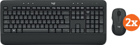 Logitech MK545 Draadloze Toetsenbord en Muis QWERTY 2-Pack