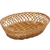 Kesper fruitmand/broodmand - ovaal - 23,5 x 31 x 8,5 cm - Tafel dekken - broodmandjes