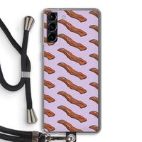 Bacon to my eggs #2: Samsung Galaxy S21 Plus Transparant Hoesje met koord
