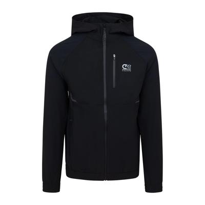 Cruyff Elite Jack Hooded Zwart Zilver