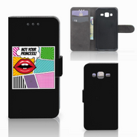 Samsung Galaxy J3 2016 Wallet Case met Pasjes Popart Princess - thumbnail