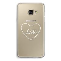 Best heart pastel: Samsung Galaxy A3 (2016) Transparant Hoesje