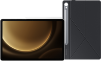 Samsung Galaxy Tab S9 FE 256GB Wifi Zilver + Book Case Zwart - thumbnail