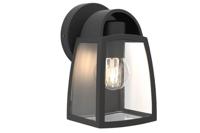 Lutec WandlampKelsey zwart met helder glas - 5273702012