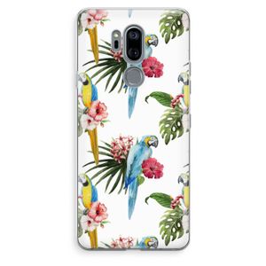 Kleurrijke papegaaien: LG G7 Thinq Transparant Hoesje