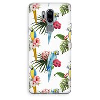 Kleurrijke papegaaien: LG G7 Thinq Transparant Hoesje