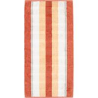 Cawö Cawo Noblesse Stripes Gastendoekje 30x50 brick