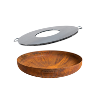 Pakketdeal MOODZ vuurschaal 60 + BonPlancha 60