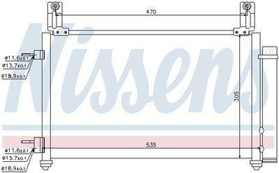 Condensor, airconditioning 940009