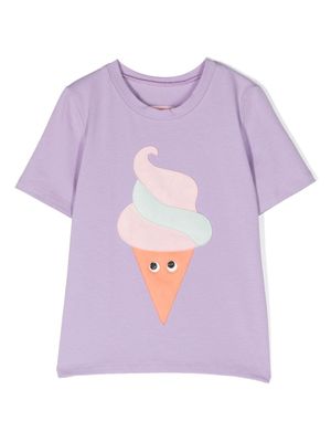 WAUW CAPOW by BANGBANG t-shirt Vacay à patch crème glacée - Violet