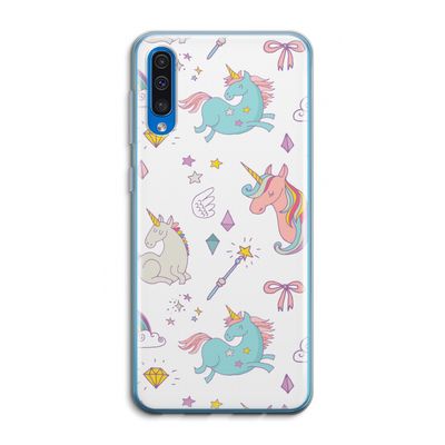 Fantasiewereld: Samsung Galaxy A50 Transparant Hoesje