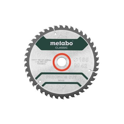 Metabo Accessoires Cirkelzaagblad PrecisionCutClassic | Ø 165x20 | 42WZ 5° /B | 628027000 628027000