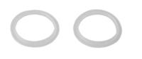 Kirchhoff Lipafdichting, siliconen, 30 x 37 x 4 mm, voor drukknopaftapkranen (2x) - 98696150