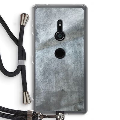Grey Stone: Sony Xperia XZ2 Transparant Hoesje met koord
