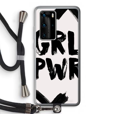 Girl Power #2: Huawei P40 Pro Transparant Hoesje met koord