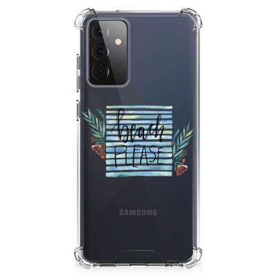 Samsung Galaxy A72 4G/5G Stevig | Bumper Hoesje | Boho Beach
