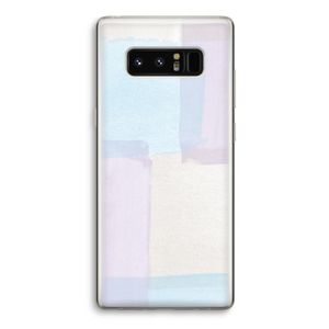 Square pastel: Samsung Galaxy Note 8 Transparant Hoesje