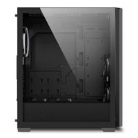 Sharkoon VS9 RGB Black midi tower behuizing - thumbnail
