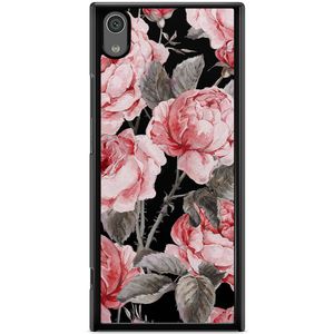Sony Xperia XA1 hoesje - Moody florals