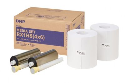 DNP papier dsrx1hs-4x6 2 rol � 700 st. 10x15 voor ds-rx1hs