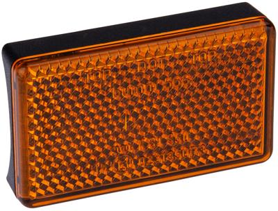 Busch & Muller Bumm reflector rechthoek zelfklevend oranje fietsbuis
