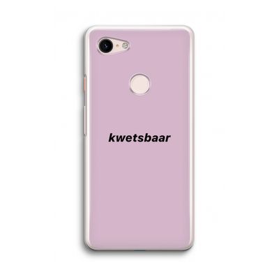 kwetsbaar: Google Pixel 3 Transparant Hoesje