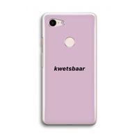 kwetsbaar: Google Pixel 3 Transparant Hoesje
