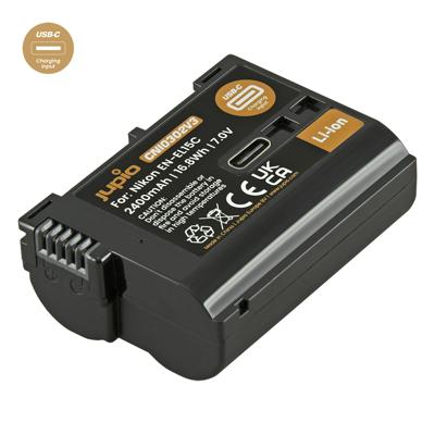Jupio EN-EL15C *ULTRA C* (USB-C input) 2400mAh gechikt voor de D780,D850,D7500 en alle Z full- frame modellen