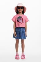 Spijker minirok met kersen - BLUE - 7/8