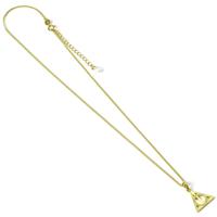 Harry Potter Necklace Deathly Hallows (Gold Plated) - thumbnail