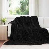 VidaXL Kleden 6 pcs zwart 270 x 240 cm fleece