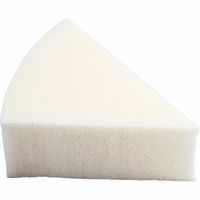 Driehoekige witte verf/make-up sponsjes 8x stuks