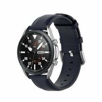 Garmin Venu / Sq / Sq2 / 2 plus - Classic leren bandje - Donkerblauw - thumbnail