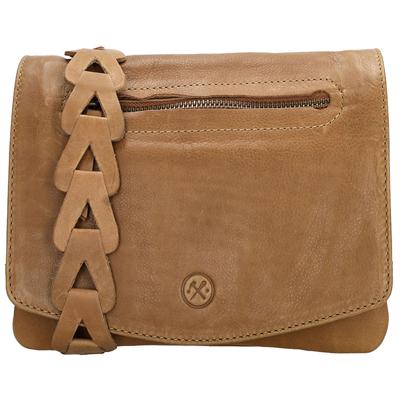 Hide & Stitches Overslag Schoudertas Daydreamer Cognac