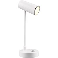 LED Bureaulamp - Trion Lono - 2.5W - Aanpasbare Kleur - Dimbaar - Rond - Mat Wit - Kunststof - thumbnail