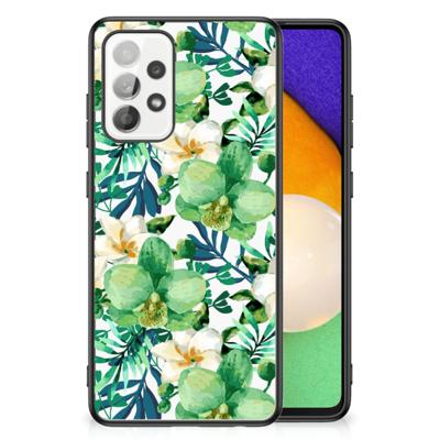 Samsung Galaxy A52 | A52s (5G/4G) Bloemen Hoesje Orchidee Groen