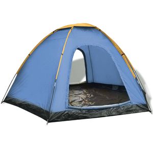 Tent 6 personen geel