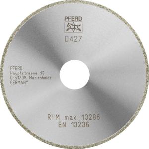 PFERD 68411237 D1A1R 115-2-22,23 D 427 GAD Diamanten doorslijpschijf Diameter 115 mm Boordiameter 22.23 mm Duroplast, Technisch keramiek 1 stuk(s)