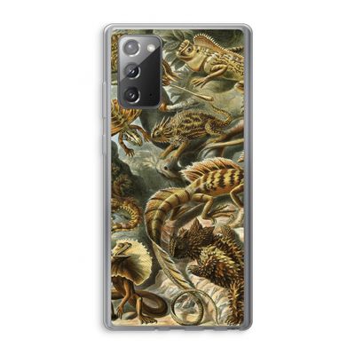 Haeckel Lacertilia: Samsung Galaxy Note 20 / Note 20 5G Transparant Hoesje