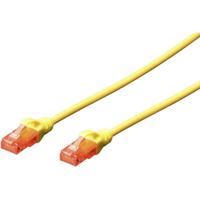 Digitus DK-1612-030/Y RJ45 Netwerkkabel, patchkabel CAT 6 U/UTP 3.00 m Geel Verdraaide paren 1 stuk(s) - thumbnail