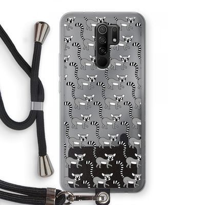 Makis: Xiaomi Redmi 9 Transparant Hoesje met koord