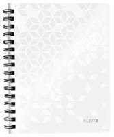 Notitieboek leitz wow a5 lijn spiraal pp wit | 6 stuks